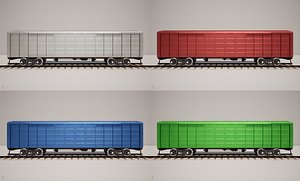 Animated game-ready BoxcarV0