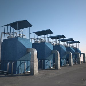 3d model of industrial