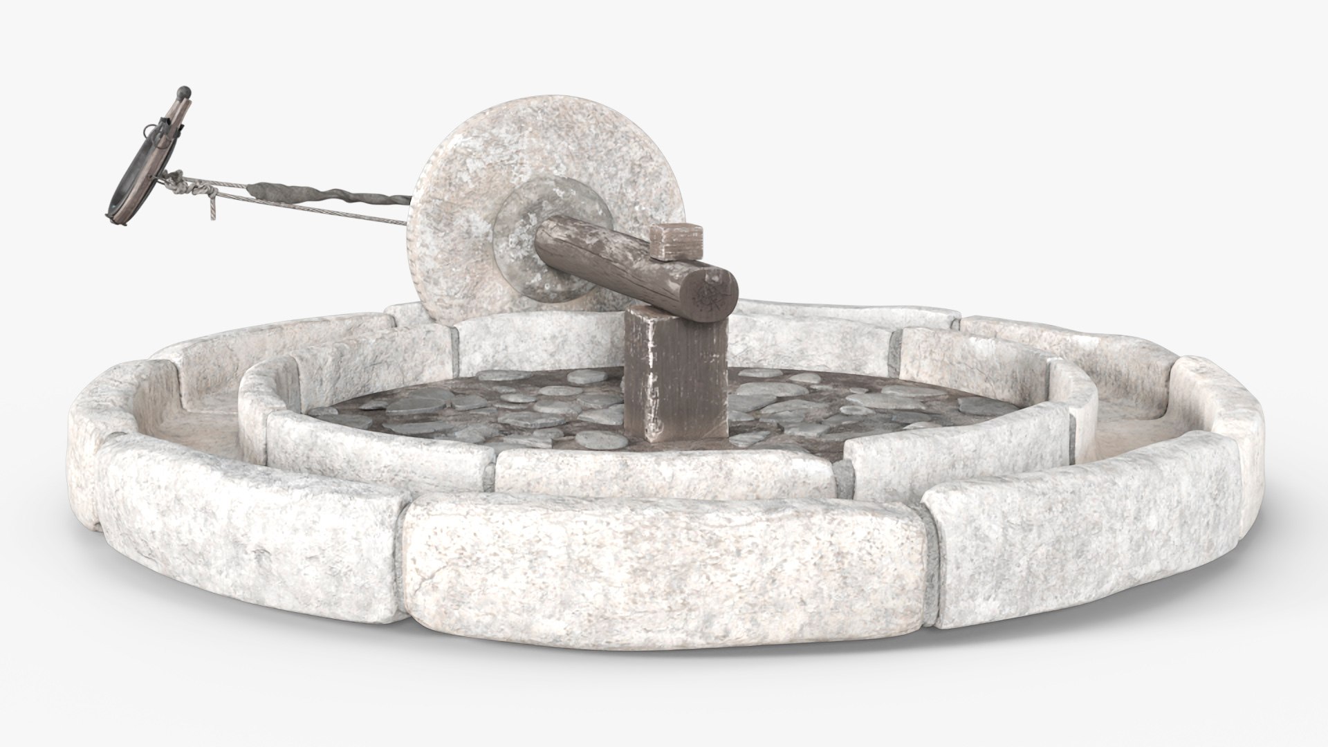 3D Mill Stone Harness Gray - TurboSquid 2325079