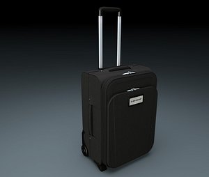 luggage suitcase travel bag 3d c4d