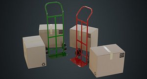 hand truck boxes 3a model