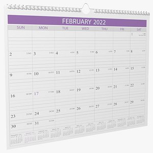 Monthly 2022 Wall Calendar