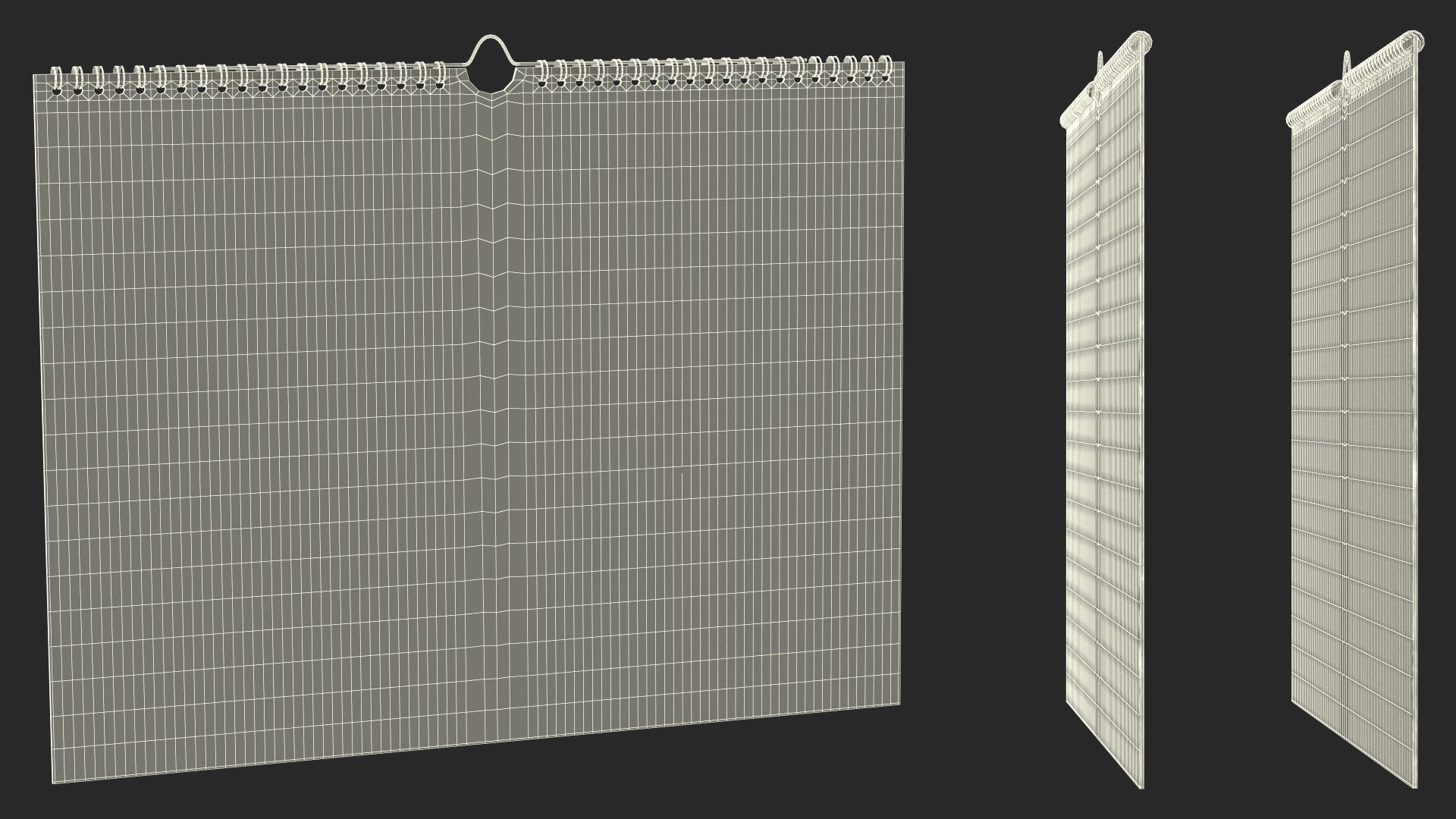 3D Monthly 2022 Wall Calendar Model - TurboSquid 2109223