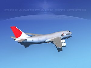 airline boeing 747-400 747 aircraft 3d model