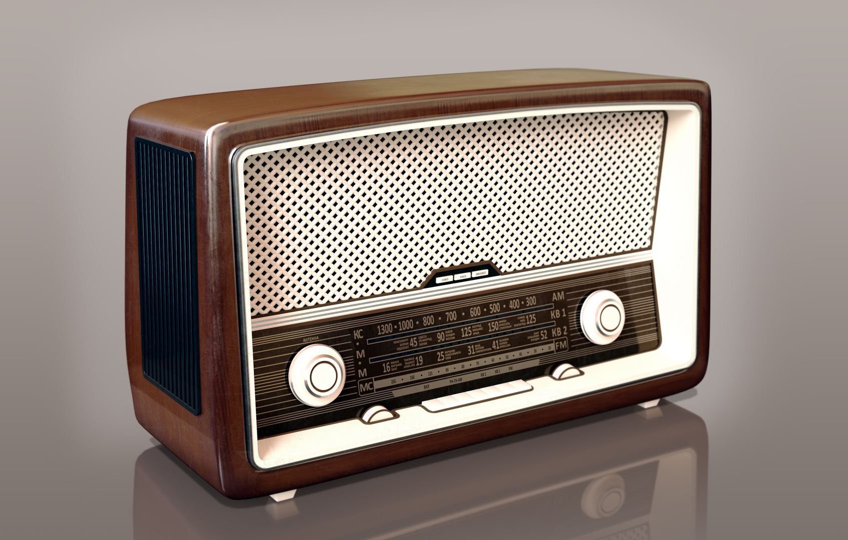 Free Retro Radio model - TurboSquid 1959982