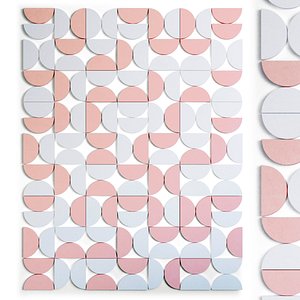 3D model Wall Panel Set 215