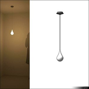 free suspended ceiling lamp 3d model