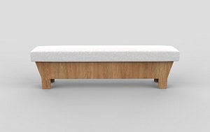 3D Haven Benches 02 3D model