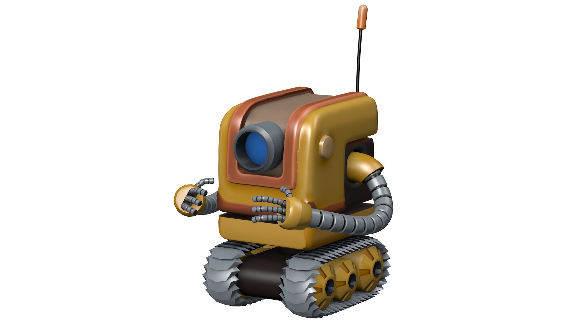 Crawler Robot Character 3D - TurboSquid 2158895