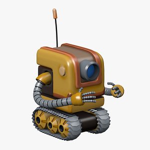 Crawler Robot Character 3D