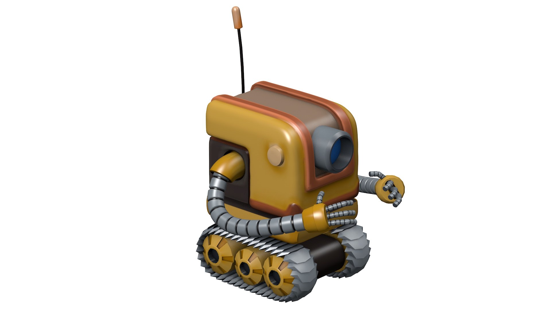 Crawler Robot Character 3D - TurboSquid 2158895