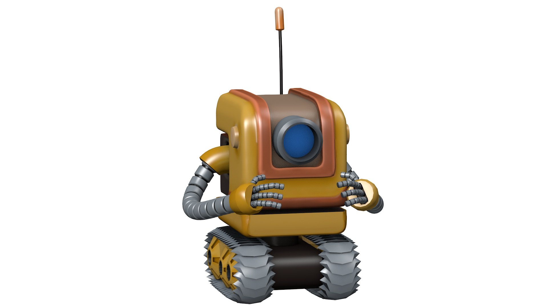 Crawler Robot Character 3D - TurboSquid 2158895