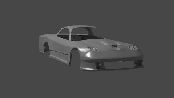 3D rx7 scoot body kit model - TurboSquid 1740244