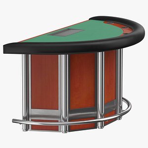 blackjack table 3D model