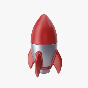 Rocket Cartoon 3D