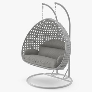 Garden Hanging Egg Chair White