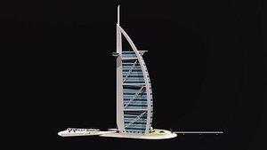 3D model Burj Al Arab   Dubai