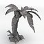 cartoon palm tree 3d model