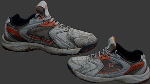 Worn Dirty Sneaker Scan 3D