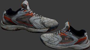 Worn Dirty Sneaker Scan