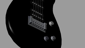 free guitar 3d model
