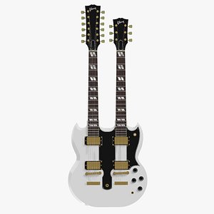 Gibson Double Neck Guitar with Alpine White Finish