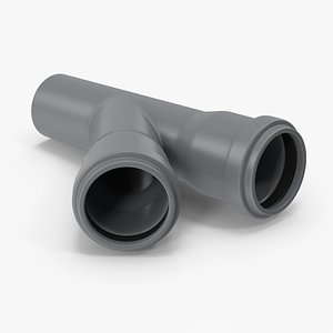 3D model PVC Pipe Tee