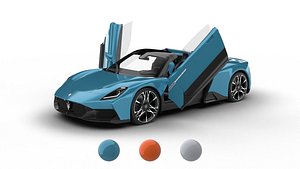 Maserati MCPura Cielo 2026 HQ 3d model 3D