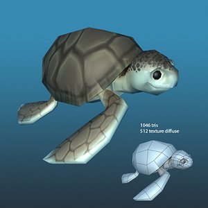 Lowpoly sea life package