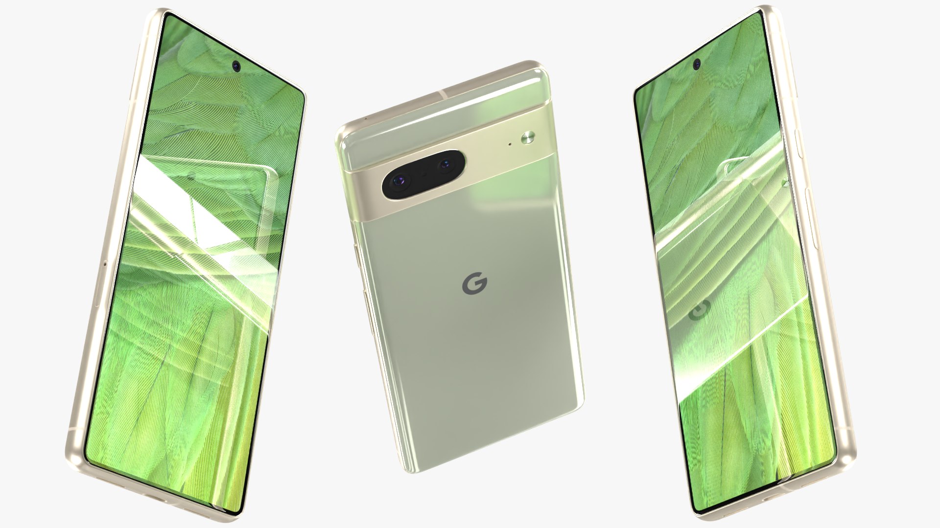 Google Pixel 7 Lemongrass 3D - TurboSquid 1982979