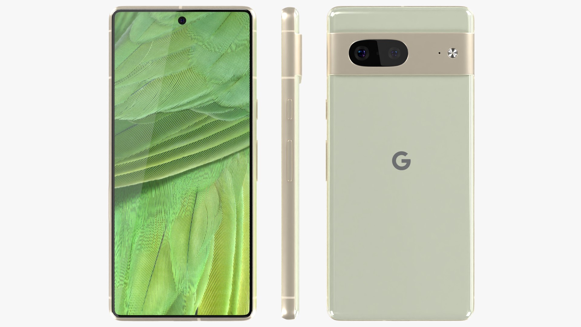 Google Pixel 7 Lemongrass 3D - TurboSquid 1982979