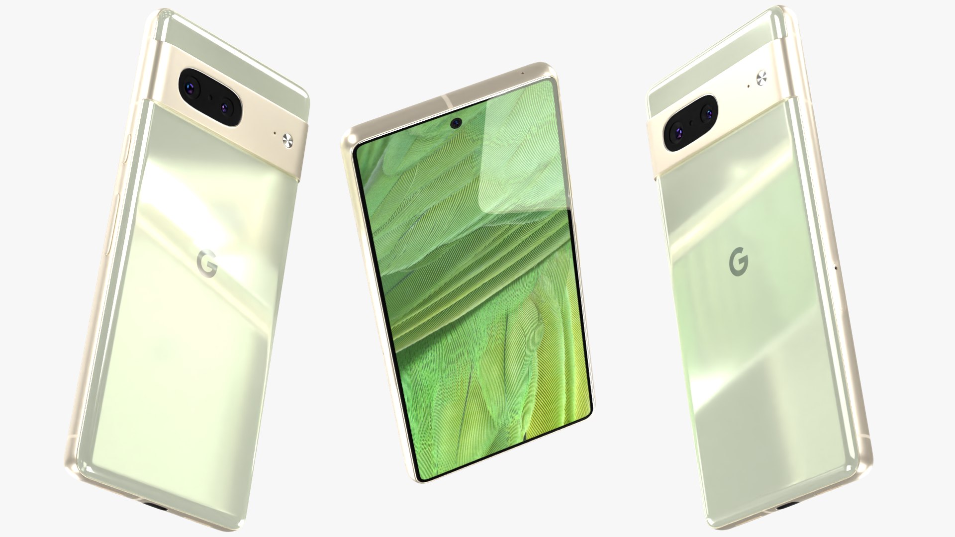 Google Pixel 7 Lemongrass 3D - TurboSquid 1982979
