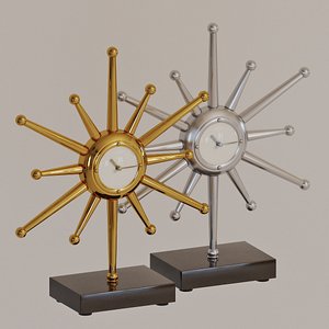 3D global views star desk model