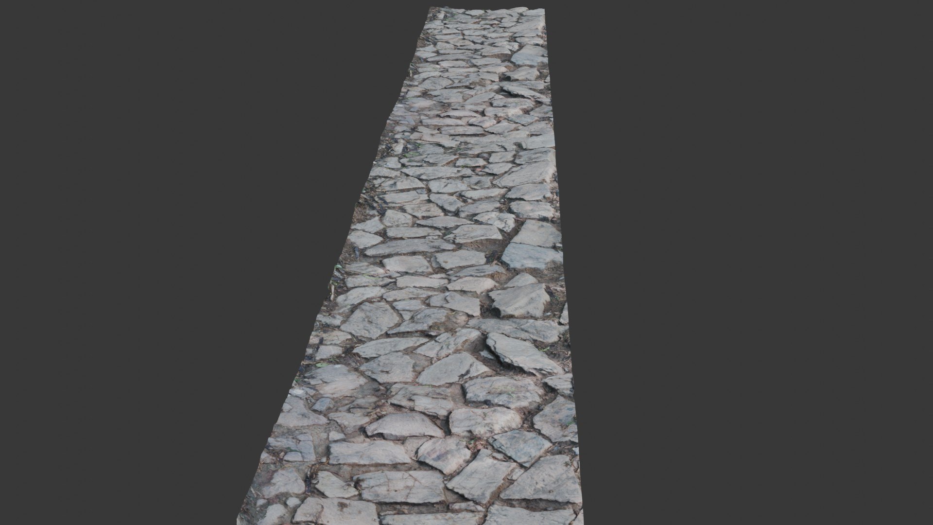 Old Stone Pathway Scan Model - TurboSquid 2395268