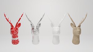 deer decoration head 3D model
