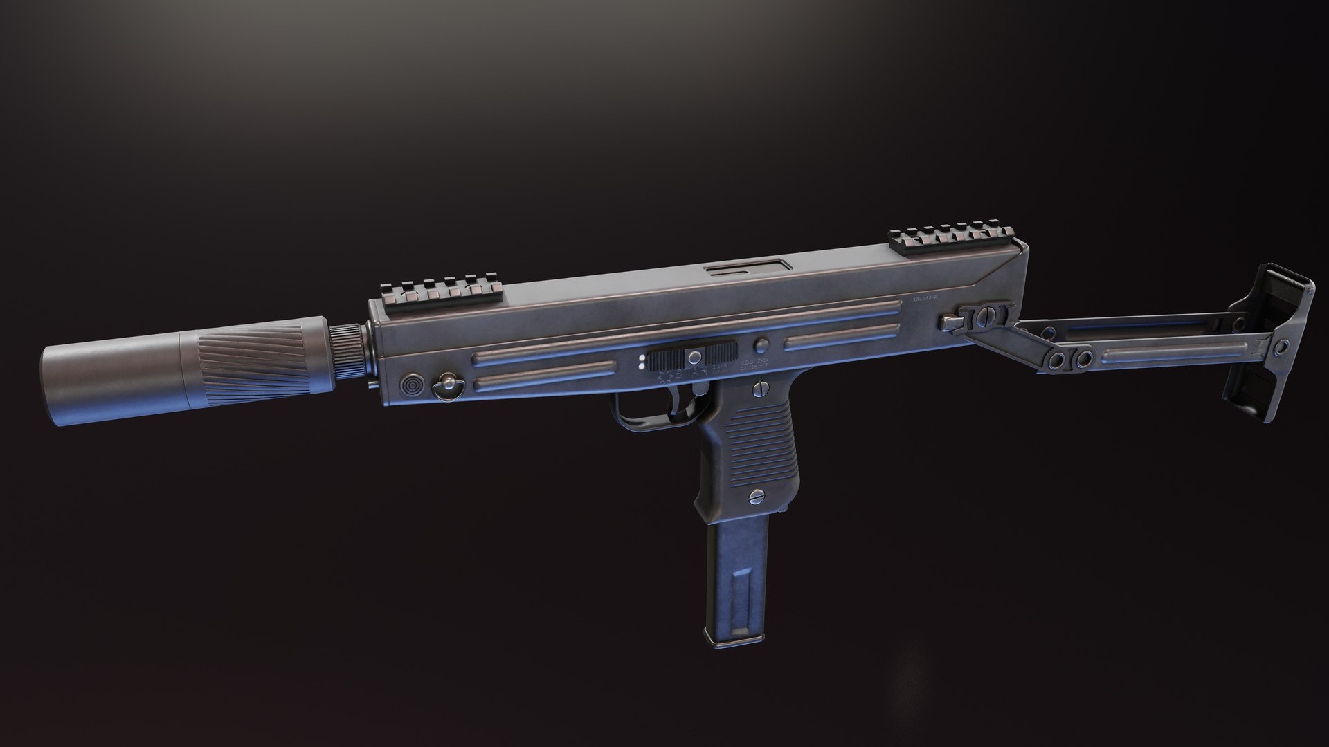 3D Star Z84 SMG Model TurboSquid 2182072