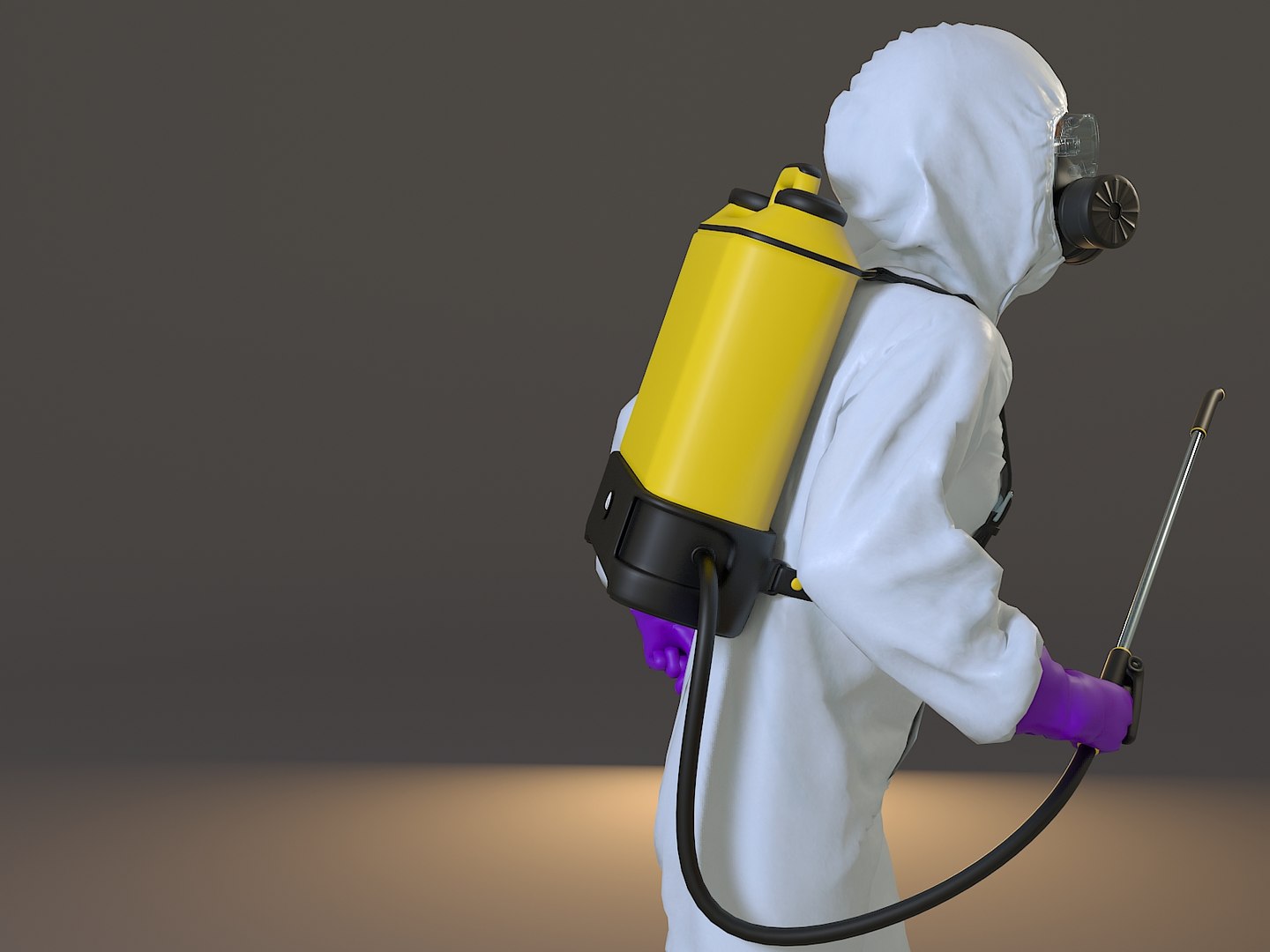 Female biohazard suit acc model - TurboSquid 1527973