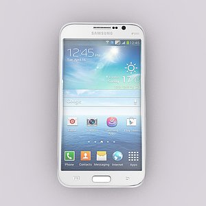 3d samsung galaxy mega 5 model