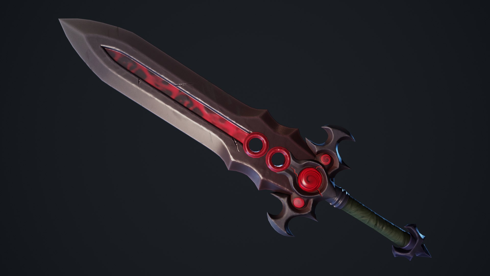 3D Vampiric One-Handed Sword - TurboSquid 2218094