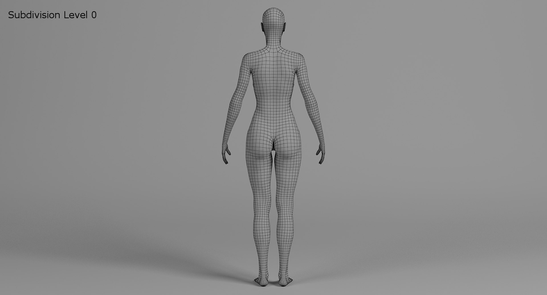 3d model female character
