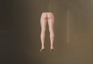 Female Lower Body 3D model 3D model