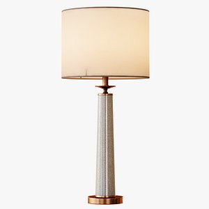 3d rhyme table lamp gray model