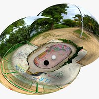 Skate Pool 02 Scan with Graffiti Rio de Janeiro