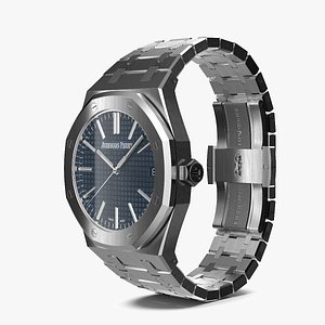 Audemars Piguet Royal Oak Bleu Nuit Nuage 50 White Gold 3D model