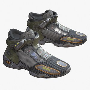 Sci-Fi Sneakers p03 3D model