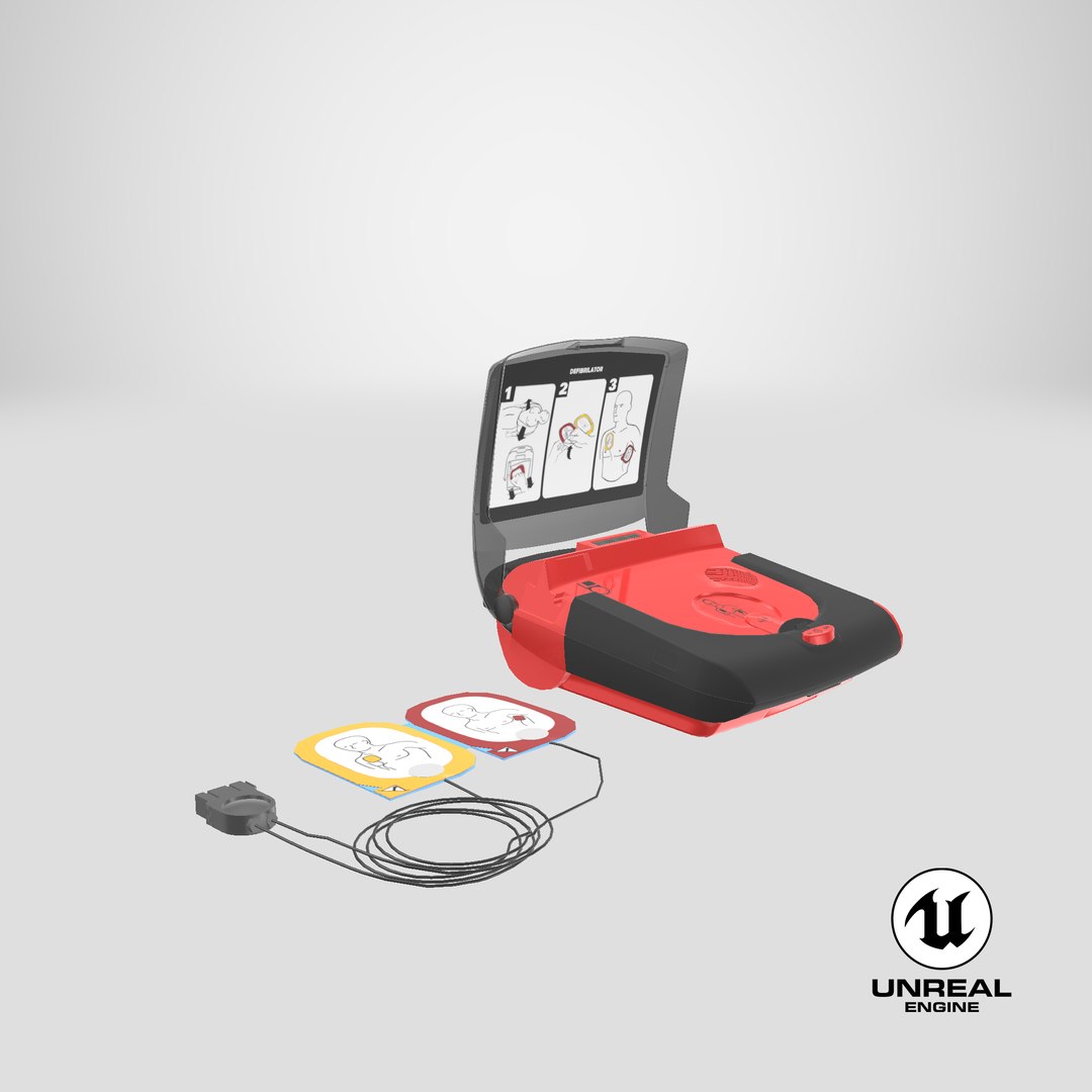 3D automated external defibrillator model https://p.turbosquid.com/ts-thumb/vz/FyGxJM/tH/stemcell_unreal_render/png/1637051412/1920x1080/fit_q87/5d13edeacadfd3a9a9ccc6b739a5c447a36ae9f9/stemcell_unreal_render.jpg