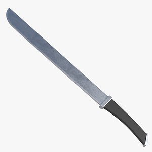 3D model machete knife