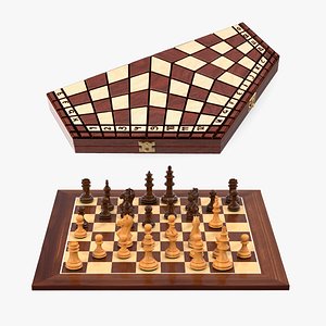 Rook Wooden Chess Pieces 3D - TurboSquid 2093554