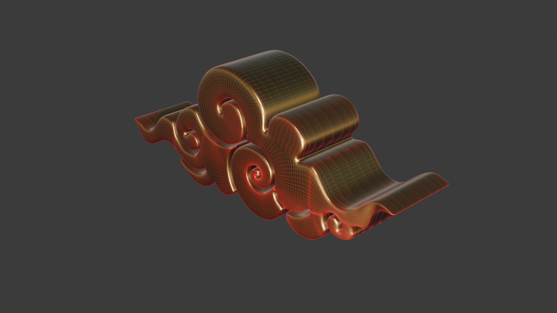 3D Chinese Cloud - TurboSquid 2469840