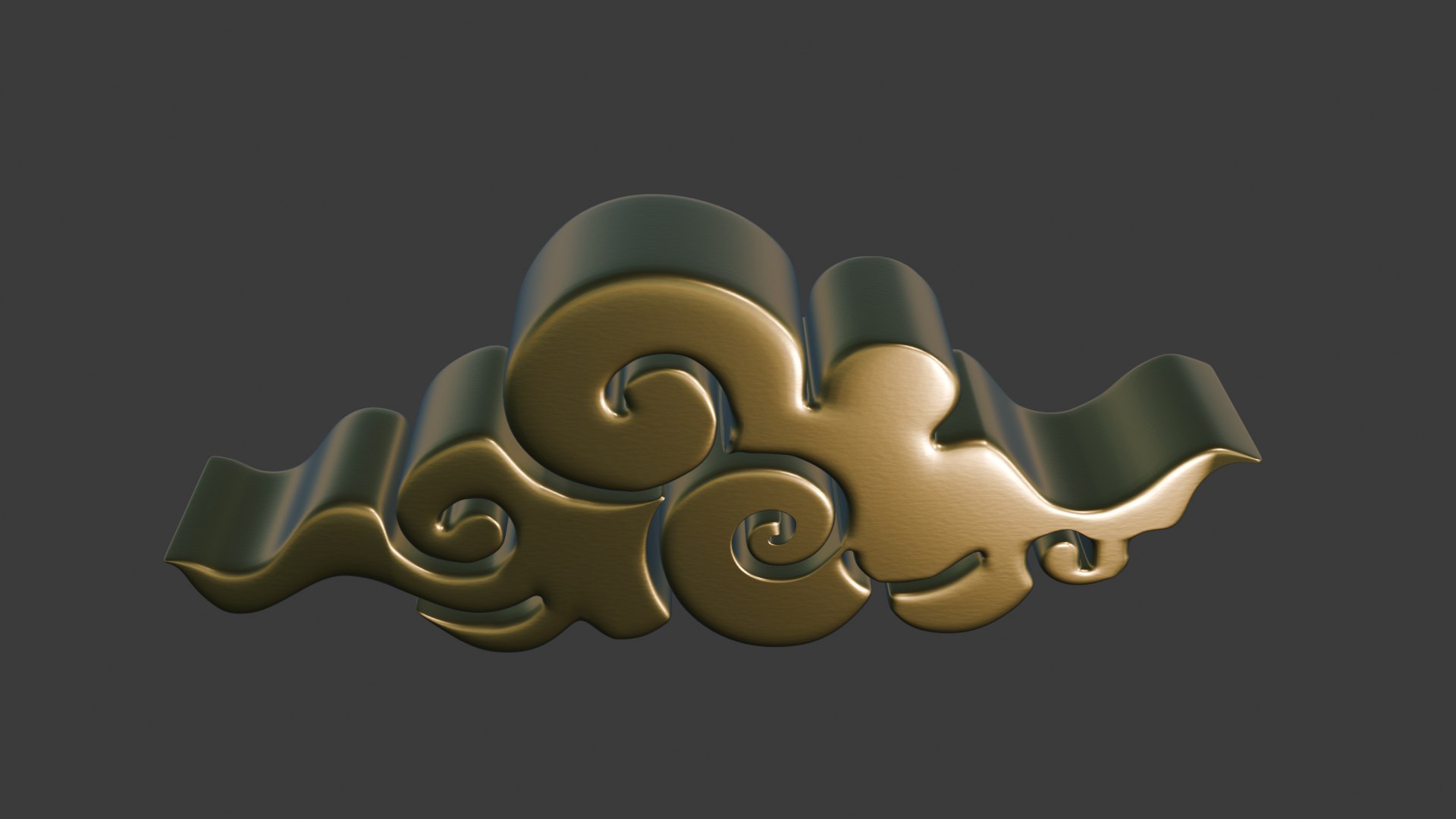 3D Chinese Cloud - TurboSquid 2469840